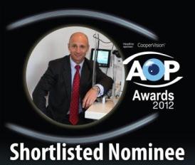 AOP Nominee Best Contact Lenses Practitioner 2012